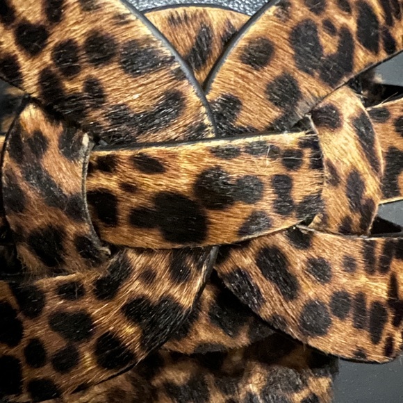 Saint Laurent ‘YSL’ Tribute flats in leopard print size 37 - Picture 5 of 6